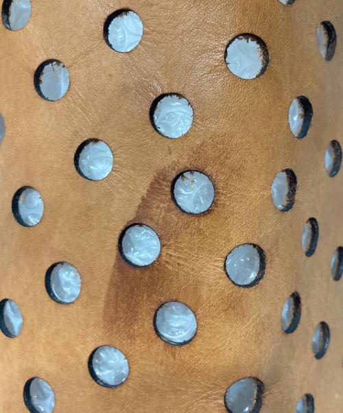 rachel comey（レイチェルコーミー）rachel comey (レイチェルコーミー) パンチングトートバッグ ブラウンの古着・服飾アイテム