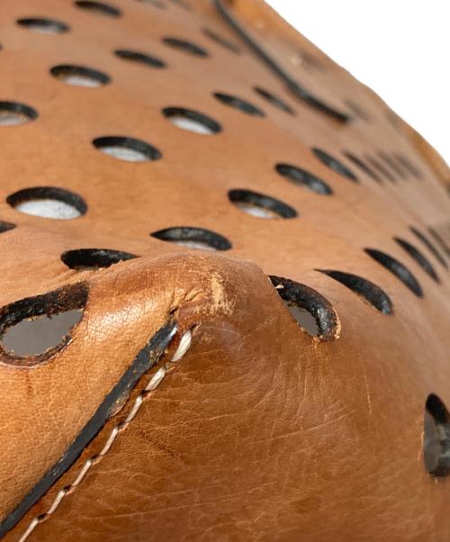 rachel comey（レイチェルコーミー）rachel comey (レイチェルコーミー) パンチングトートバッグ ブラウンの古着・服飾アイテム