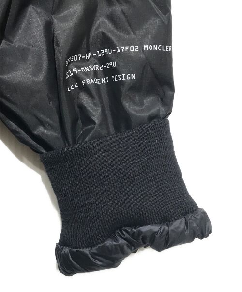 MONCLER GENIUS（モンクレール ジーニアス）MONCLER GENIUS (モンクレール ジーニアス) FRAGMENT DESIGN (フラグメントデザイン) ナイロンダウンジャケット ブラック サイズ:2の古着・服飾アイテム