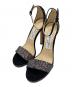 JIMMY CHOO（ジミーチュウ）の古着「グリッターヒールサンダル」｜マルチカラー