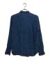 RRL (ダブルアールエル) リネンデニムインディゴ染めシャツ インディゴ サイズ:M：14000円