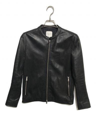 UNITED TOKYO　ラムレザージャケット　ユナイテッドトウキョウ 残りわずか〉ラムレザーダブルライダース(1 BLACK): : メンズ｜UNITED