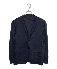 theory（セオリー）の古着「リネンジャケット」｜ネイビー