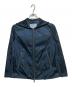 PRADA（プラダ）の古着「プレートロゴナイロンジップアップパーカー」｜ブルー