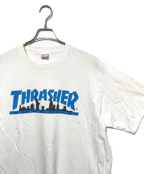 SUPREME（シュプリーム）SUPREME (シュプリーム) THRASHER (スラッシャー) Skyline Tee ホワイト サイズ:XLの古着・服飾アイテム