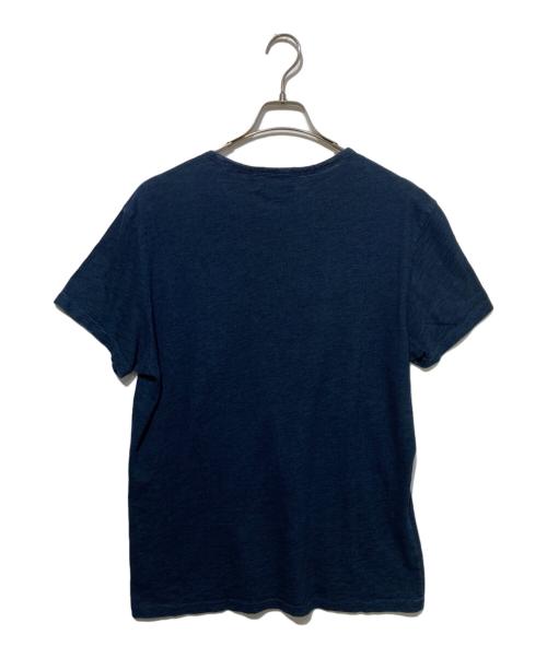 RRL（ダブルアールエル）RRL (ダブルアールエル) インディゴ染めポケットTシャツ インディゴ サイズ:Mの古着・服飾アイテム
