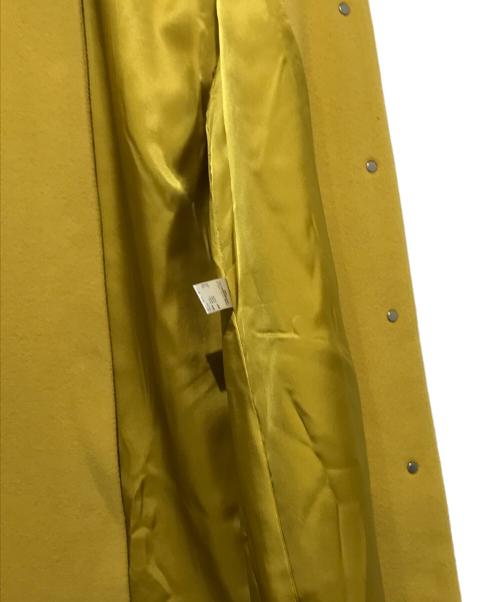 UNITED ARROWS TOKYO（ユナイテッドアローズトウキョウ）UNITED ARROWS TOKYO (ユナイテッドアローズトウキョウ) ノーカラーコート イエロー サイズ:34の古着・服飾アイテム