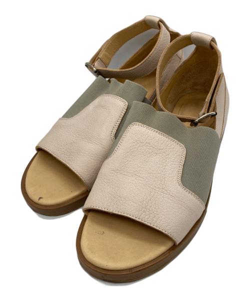 MM6 Maison Margiela（エムエムシックスメゾンマルジェラ）MM6 Maison Margiela (エムエムシックスメゾンマルジェラ) ストラップサンダル ピンク サイズ:37の古着・服飾アイテム