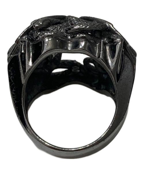 VERSACE（ヴェルサーチェ）VERSACE (ヴェルサーチェ) メデューサリング ブラック サイズ:21号の古着・服飾アイテム