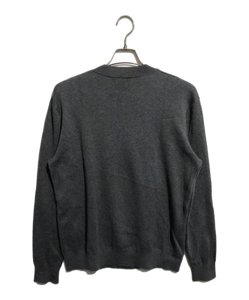 maison kitsune（メゾンキツネ）maison kitsune (メゾンキツネ) フォックスヘッド プルオーバー グレー サイズ:XSの古着・服飾アイテム