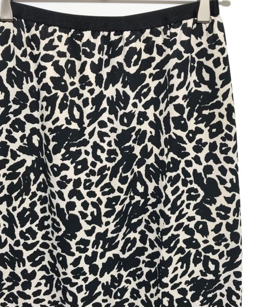 THIRD MAGAZINE（サードマガジン）THIRD MAGAZINE (サードマガジン) アニマルロングスカート ブラック×ベージュ サイズ:9の古着・服飾アイテム