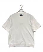 stussyステューシー）の古着「ロゴ刺繍Tシャツ」｜ホワイト