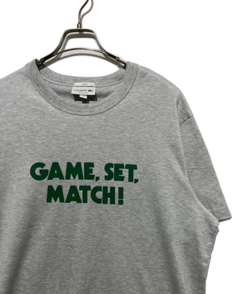 LACOSTE（ラコステ）LACOSTE (ラコステ) クルーネックTシャツ グレー サイズ:XLの古着・服飾アイテム