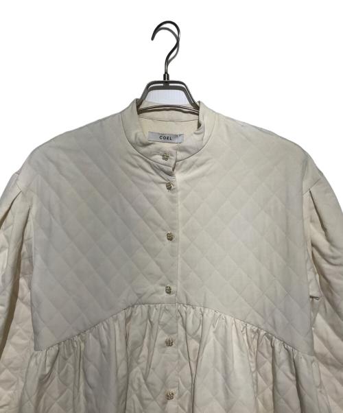 COEL（コエル）COEL (コエル) キルティングミニワンピース アイボリー サイズ:36の古着・服飾アイテム