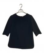 MUSE de Deuxieme Classeミューズ ドゥーズィエム クラス）の古着「トリアセジョーゼットシチブソデプルオーバー」｜ブラック