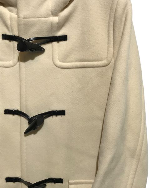MACPHEE（マカフィー）MACPHEE (マカフィ) ウールメルトンダッフルコート ホワイト サイズ:Sの古着・服飾アイテム