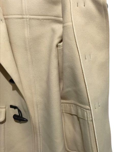 MACPHEE（マカフィー）MACPHEE (マカフィ) ウールメルトンダッフルコート ホワイト サイズ:Sの古着・服飾アイテム