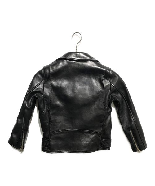 beautiful people（ビューティフルピープル）beautiful people (ビューティフルピープル) vintage leather riders jacket/ヴィンテージレザーライダースジャケット ブラック サイズ:130の古着・服飾アイテム