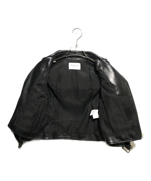 beautiful people（ビューティフルピープル）beautiful people (ビューティフルピープル) vintage leather riders jacket/ヴィンテージレザーライダースジャケット ブラック サイズ:130の古着・服飾アイテム