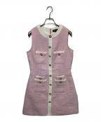 Sister Janeシスタージェーン）の古着「ツイードワンピース」｜ピンク