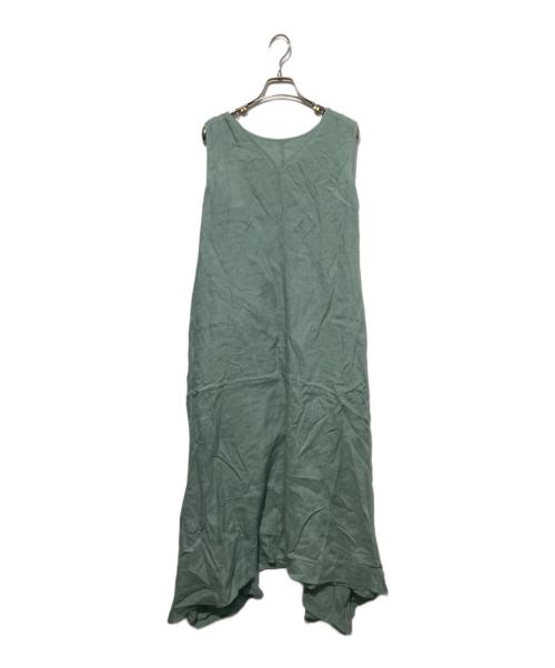 23区（ニジュウサンク）23区 (ニジュウサンク) ノースリーブワンピース グリーン サイズ:M 未使用品の古着・服飾アイテム