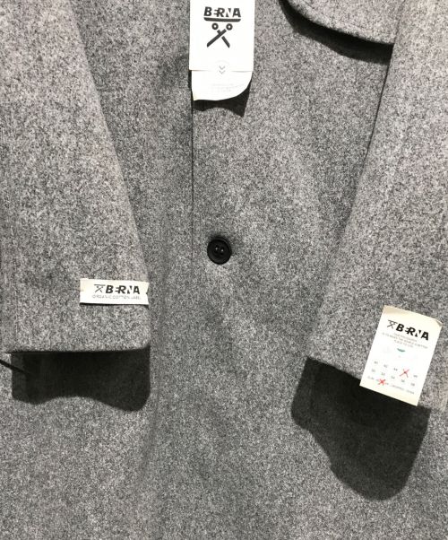 Berna（ヴェルナ）BERNA (ヴェルナ) ベルテッドコート グレー サイズ:46の古着・服飾アイテム