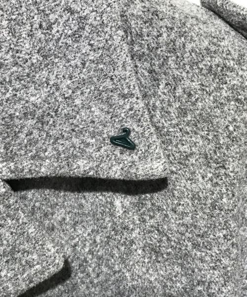 Berna（ヴェルナ）BERNA (ヴェルナ) ベルテッドコート グレー サイズ:46の古着・服飾アイテム