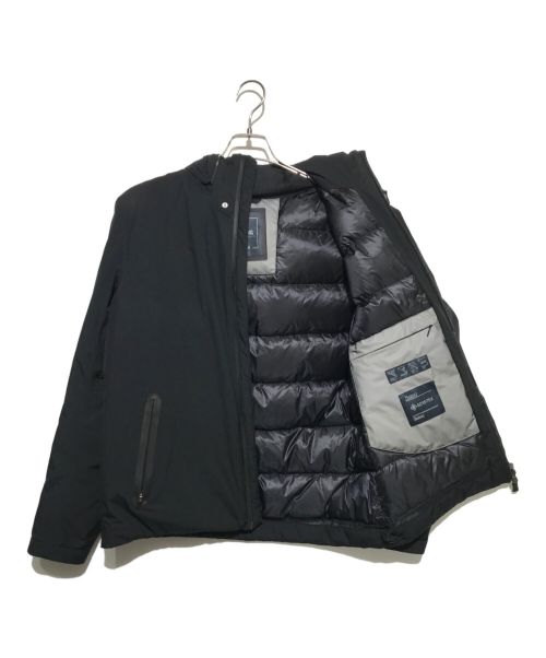 HERNO（ヘルノ）HERNO (ヘルノ) フーデッドダウンブルゾン ブラック サイズ:48の古着・服飾アイテム