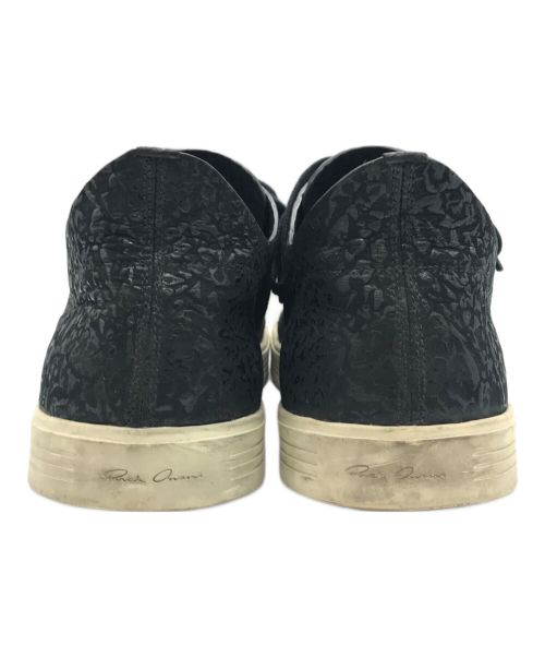 RICK OWENS（リックオウエンス）RICK OWENS (リックオウエンス) ローカットスニーカー ブラック×ホワイト サイズ:42の古着・服飾アイテム