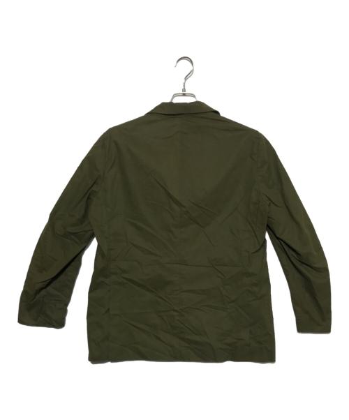 CARUSO（カルーゾ）CARUSO (カルーゾ) ピーチスキンテーラードジャケット グリーン サイズ:48の古着・服飾アイテム