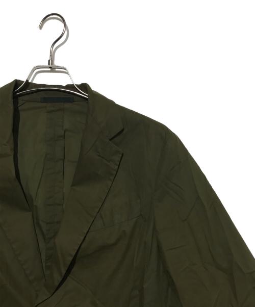 CARUSO（カルーゾ）CARUSO (カルーゾ) ピーチスキンテーラードジャケット グリーン サイズ:48の古着・服飾アイテム