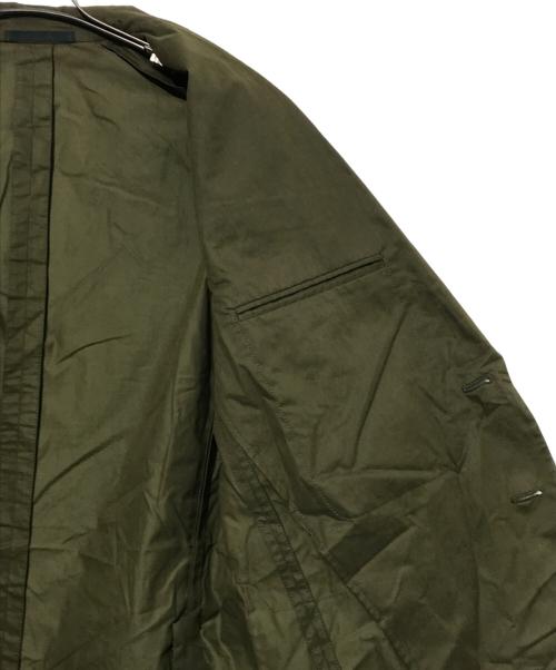 CARUSO（カルーゾ）CARUSO (カルーゾ) ピーチスキンテーラードジャケット グリーン サイズ:48の古着・服飾アイテム