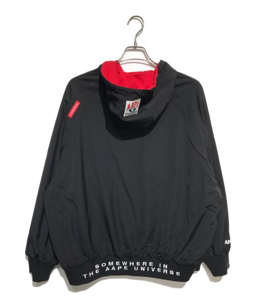 Aape BY A BATHING APE（エーエイプ バイ アベイシングエイプ）Aape BY A BATHING APE (エーエイプ バイ アベイシングエイプ) REVERSIBLE ZIP UP HOODIE JACKET ブラック×グレー サイズ:M 未使用品の古着・服飾アイテム
