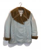 CHANELシャネル）の古着「裏ボアジャケット」｜グリーン