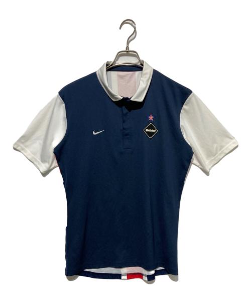 F.C.R.B.（エフシーレアルブリストル）F.C.R.B. (エフシーレアルブリストル) NIKE (ナイキ) ユニオンジャックポロシャツ ネイビー サイズ:　の古着・服飾アイテム