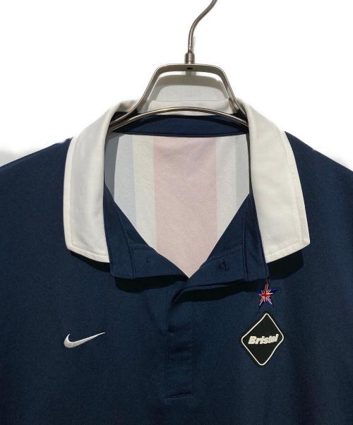 F.C.R.B.（エフシーレアルブリストル）F.C.R.B. (エフシーレアルブリストル) NIKE (ナイキ) ユニオンジャックポロシャツ ネイビー サイズ:　の古着・服飾アイテム