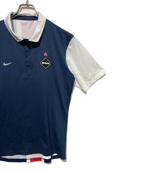 F.C.R.B.（エフシーレアルブリストル）F.C.R.B. (エフシーレアルブリストル) NIKE (ナイキ) ユニオンジャックポロシャツ ネイビー サイズ:　の古着・服飾アイテム