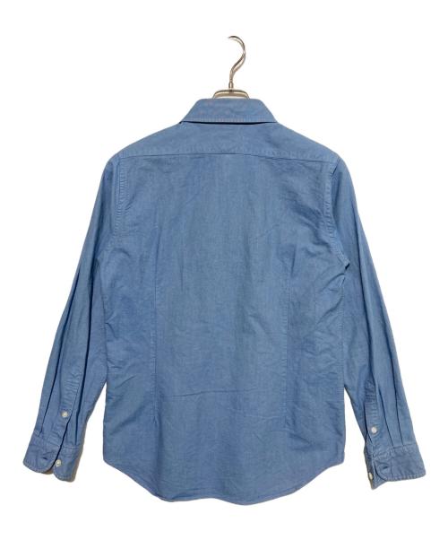 NIGEL CABOURN（ナイジェルケーボン）NIGEL CABOURN (ナイジェルケーボン) BRITISH OFFICERS SHIRT スカイブルー サイズ:46の古着・服飾アイテム