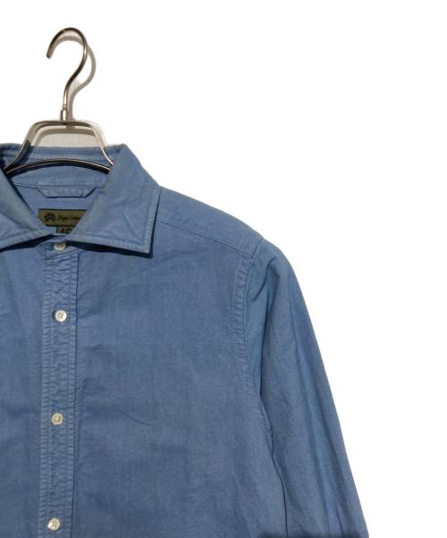 NIGEL CABOURN（ナイジェルケーボン）NIGEL CABOURN (ナイジェルケーボン) BRITISH OFFICERS SHIRT スカイブルー サイズ:46の古着・服飾アイテム