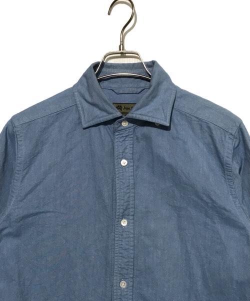 NIGEL CABOURN（ナイジェルケーボン）NIGEL CABOURN (ナイジェルケーボン) BRITISH OFFICERS SHIRT スカイブルー サイズ:46の古着・服飾アイテム