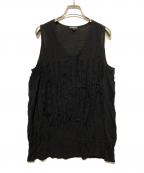 ANN DEMEULEMEESTERアンドゥムルメステール）の古着「タンクトップ」｜ブラック