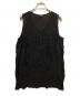 ANN DEMEULEMEESTER（アンドゥムルメステール）の古着「タンクトップ」｜ブラック