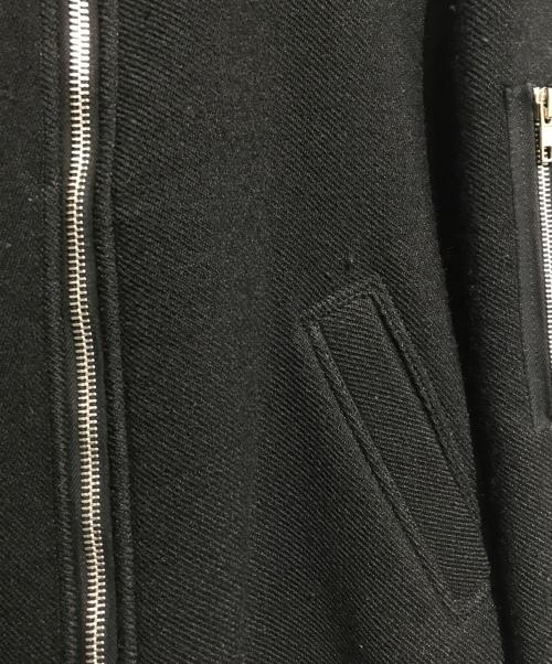 RICK OWENS（リックオウエンス）RICK OWENS (リックオウエンス) ボンバージップアップフライトブルゾン ブラック サイズ:42の古着・服飾アイテム