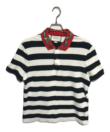 中古・古着通販】GUCCI (グッチ) スネークエンブロイダリー半袖