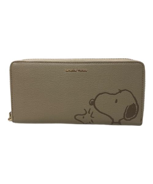Samantha Thavasa（サマンサタバサ）Samantha Thavasa (サマンサタバサ) PEANUTS (ピーナッツ) 長財布 モカの古着・服飾アイテム