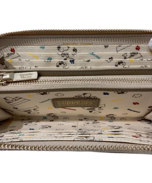 Samantha Thavasa（サマンサタバサ）Samantha Thavasa (サマンサタバサ) PEANUTS (ピーナッツ) 長財布 モカの古着・服飾アイテム