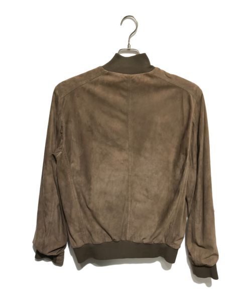 MOORER（ムーレー）MOORER (ムーレー) GABO-CAMスウェードA-1ジャケット ブラウン サイズ:50の古着・服飾アイテム