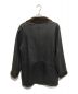 ERMENEGILDO ZEGNA (エルメネジルド・ゼニア) ムートンコート ブラック×ブラウン サイズ:46：45000円