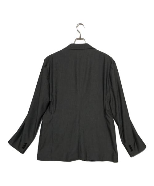 green label relaxing（グリーンレーベルリラクシング）green label relaxing (グリーンレーベルリラクシング) デニムライクテーラードジャケット グレー サイズ:XLの古着・服飾アイテム