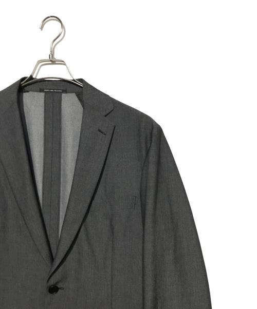 green label relaxing（グリーンレーベルリラクシング）green label relaxing (グリーンレーベルリラクシング) デニムライクテーラードジャケット グレー サイズ:XLの古着・服飾アイテム